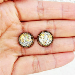 12mm resin earrings