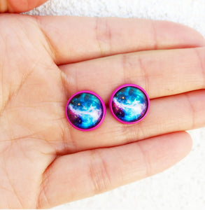 12mm resin earrings