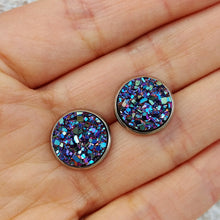 Faux Druzy with Silver Hypo-Allergenic Setting