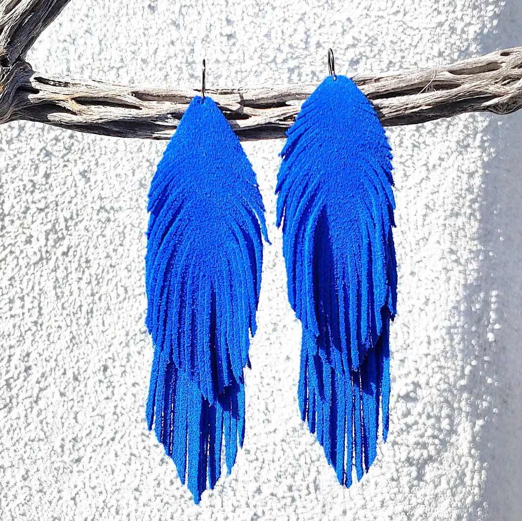 Double royal feather leather